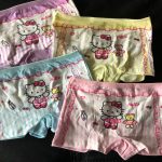 4pcs/Lot Children Girls Cat Underwear Kids Fashion Character Boxer Brief Infant Baby Girl Panties ropa interior ninos photo review