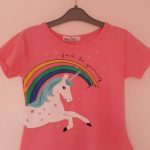Children's T-Shirt Children for Girl Boy Girls Kids Kid's Shirts Child Baby Toddler Unicorn Party Tee Tops Clothing Short Tees photo review