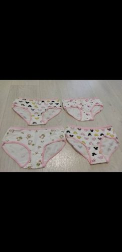 4Pcs/Lot Candy Color Girl Panties Heart Underwear Briefs Cotton Lingerie Soft Comfortable Panty WholesaleNH0032 photo review