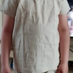 Kids Clothes Sets Short Sleeve T Shirt pant 2 Pc Suit Children Suits Fashionable Pure Cotton Linen Summer 4-12 Ages photo review