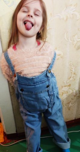 2020 New Girls Fashion Denim Overalls Cute Pocket Jeans For Little Girls 1-5 Years Old Children's Clothing Pants Brand photo review