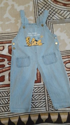 IENENS Baby Girl Overalls Kids Casual Trousers Jumpsuit Toddler Infant Denim Dungarees Child Boy Jeans Playsuit photo review