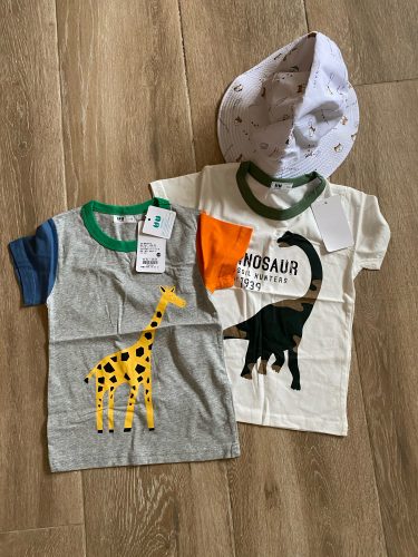 Summer Kids Boys Short Sleeve T-shirts Tops Clothes 2-8Y Baby Boy Excavator Print Tees Children Clothing Kid Cotton Outfit photo review