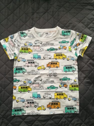 2-10Years Cartoon Car Print Boys Girls T Shirt Summer Children Kids Clothes Shorts Sleeve O-Neck Cotton Tops Tees Dropshipping photo review