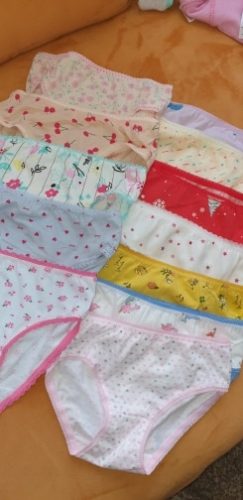 12Pcs/Lot Girls Underwear Briefs Panties Kids Children Shorts For 2-12Years photo review