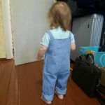 2020 New Girls Fashion Denim Overalls Cute Pocket Jeans For Little Girls 1-5 Years Old Children's Clothing Pants Brand photo review