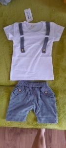 Summer Kids Boys Bow Clothes Sets Baby Gentleman High Qulity Short T shirt Pants Toddler Boy Clothing Casual Kids Outfits Baby photo review