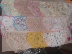 12pcs /Lot Baby Girls Briefs Cartoon Underwears Children Panties Short Underpants Kids for 1-12 Years photo review