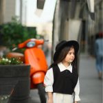 Gooporson Fashion Korean Loose Little Girls Long Sleeve Shirt Two Piece Set Blouse Cute White Long Tops Autumn Children Costume photo review