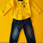 Boys Clothes Suit Number 8 Long Sleeve Shirt Jeans 2-piece Set Striped Top Pants Children's Clothing Set For Baby 2-5 Years photo review