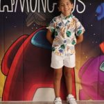 Top and Top boys clothing sets summer gentleman suits short sleeve shirt shorts 2pcs kids clothes children clothing set photo review