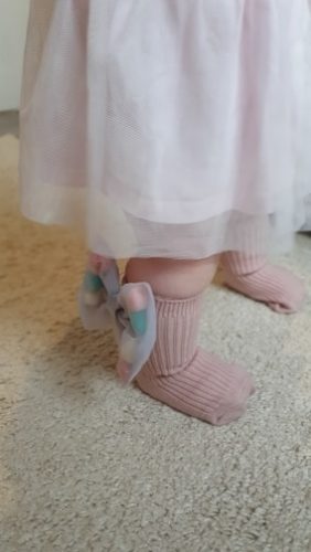 Winter Baby Girls Socks With Big Bows Toddlers Infants Ankle Socks For Kids Girls Princess Sock Plus Velvet Cute Children Socks photo review