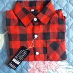 VIDMID Boys shirts for Girls British Plaid child Shirts kids school Blouse red tops clothes Kids Children plaid 12 years 6010 01 photo review