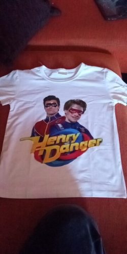 Henry Danger Cartoon Kids T-Shirts Baby Boys Casual Funny T shirt Children Summer Streetwear Tops Girls Clothes,ooo2308 photo review