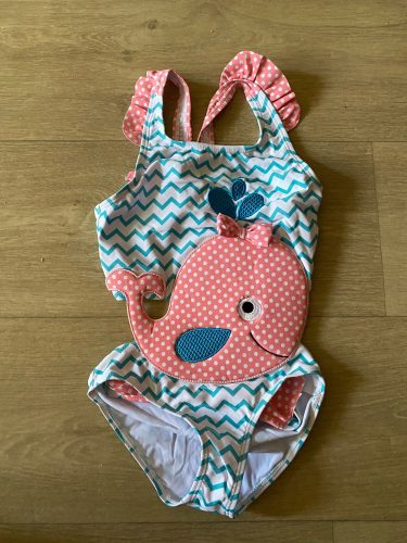 Honeyzone Summer Baby Girl Swimsuit Fused Polyester Spandex Cute Animal Kids Swimwear Baby Bikini Girl 1T-8T swimwear child photo review