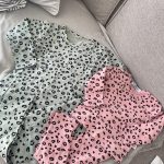Spring Autumn Baby Boys Girls Pajamas Set 18M-8yrs Children Kids Print Leopard Sleepwear Lounge Wear Cotton Girls Evening Dress photo review