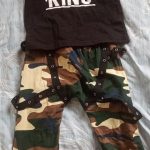 2pcs Kids Toddler Baby Boys Clothes Set Print Tops T shirt Camo Pants Outfits Children Little Boys Clothing 0-5Years photo review