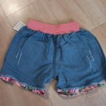 New Summer Kids Short Denim Shorts For Girls Fashion Girl Short Princess Jeans Children Pants Girls Shorts Flower Girls Clothing photo review