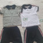 Baby Set Boy Clothing 2021 Summer Casual Cotton Kids Turn-down Top Black Shorts Toddler Short Sleeve Golf Sports Outfits photo review
