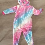 Kigurumi Onesie Kids Unicorn Pajamas For Children Animal Cartoon Blanket Sleepers Baby Costume Winter Boy Girl Licorne Jumspuit photo review