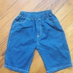 Baby Boy Denim Shorts Clothes 2021 Summer New Kids Shorts Casual Thin Style Elastic Mid Waist Pure Color Outwear For Teenagers photo review