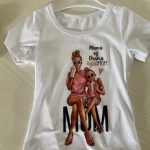 ZZSYKD Summer Super Mom Baby Girl Tshirt Vogue Boys T Shirts Mother And Baby Love Life Lovely Printing Kawaii Kids T Shirt Cozy photo review