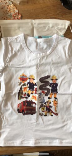 New Children Cartoon Fireman Sam Printed Funny T Shirt Kids Summer Tops Baby Girls Boys Great Casual Harajuku T-shirt Round Neck photo review