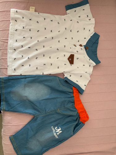 Summer Baby Boys Clothes Sets Toddler Kids T-Shirt Shorts 2pcs Baby Children Tracksuit Boys Suit For Kid Clothing 1 2 3 4 Years photo review