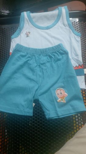 Children Clothing Sets Baby Boy Summer Clothes Infant Girls Vest pants Set Toddler Cotton T Shirts Tee Tops Kids Sport Suits photo review