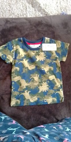 INPEPNOW Summer Children Clothing Boys T Shirt Cotton Dinosaur Short Sleeve Kids Tshirts Boy Casual Cute T-shirt 2-10Y DX-CZX279 photo review