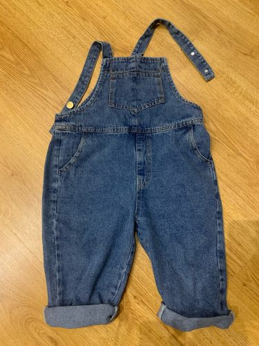 Children Overalls Boys Girls denim Pants 2020 New Spring Autumn all-match Jeans toddler kids Loose Overalls photo review