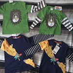 2020 Spring Autumn For 2-8 9 10 Years Children Cotton Striped Color Patchwork Cartoon Animal Baby Kids Boys Long Sleeve T-Shirts photo review
