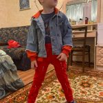 Children casual pants kids jeans 2020 spring autumn new boys wild Korean lacquer dot casual pants fashion baby trousers 2-6 year photo review