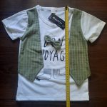 New Summer Children Fashion Tracksuits Baby Boys Girls T-shirt Shorts 2Pcs/sets Kids Gentleman Cotton Clothes Infant Sportswear photo review