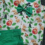 2Pcs Toddler Kids Baby Boy Gentleman Formal Suit Lions Tee Shirt Short Pants Formal Costume Children Boy Clothing photo review