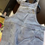 2021 New Children Loose Overalls boys girls casual all-match denim Trousers Spring Solid Outwear 1-7Y Kids fashion bib pants photo review