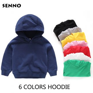 Kids Girls Boys Hoodies Outerwear White Red Yellow Black Grey Hooded Girls & Boys Sweatshirt Kids Clothes for 3 4 6 8 10 Years